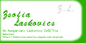 zsofia laskovics business card